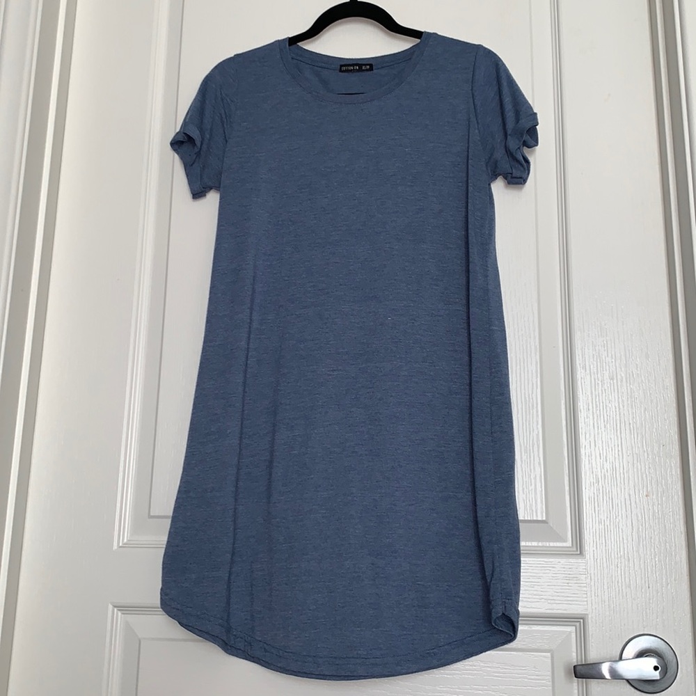 Blue Cotton On T Shirt Dress
